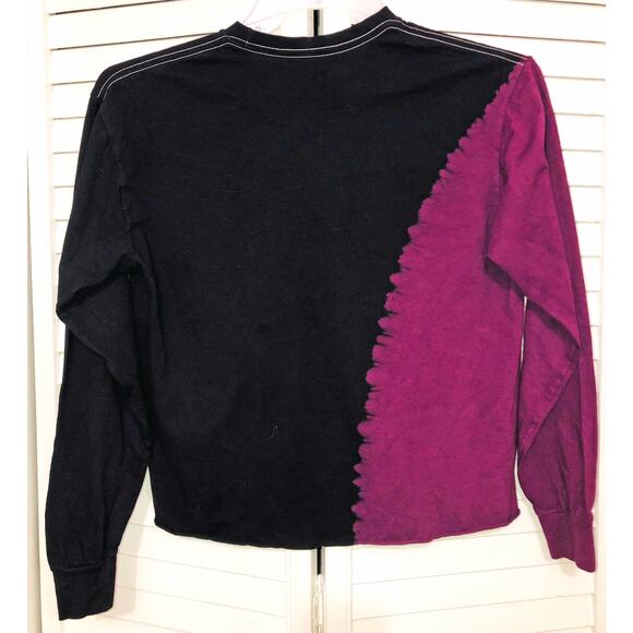 VINTAGE Poetic Justice Tupac Crop Top Long Sleeve Women's Shirt SZ M - Picture 2 of 5